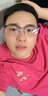 CAPONI纯钛近视眼镜男超轻半框透灰大脸大框防雾变色防蓝光平光镜配度数 实拍图
