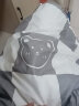 艾薇（AVIVI）枕套一对儿童枕套卡通学生枕芯套单人枕套 灰格熊 48*74cm 实拍图