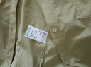 茵曼UPF100+防晒衣女夏时尚衬衫外套 豆绿色 XL 实拍图