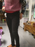 雪澈2025冬季加绒加厚牛仔裤女高腰弹力修身显瘦百搭小脚裤紧身女士 09黑色松紧腰加厚羊羔绒面料 31 建议130-140斤3XL 实拍图