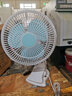 丰驰电风扇迷你学生宿舍床上小风扇桌面大风力床头轻音台式夹扇办公室夹式小型电扇 塑料网 标配1.3米线 实拍图