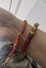 金石灵马年本命年红绳手链属马鼠牛兔羊绳手绳本命年马年七夕情人节礼物 本命年马年红绳手链 实拍图