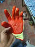 牛郎星手套纱线劳保胶片手套手背贴片PVC防水防护钢筋工工地专用 牛郎星2019胶片 12双 M 实拍图