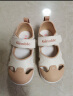 基诺浦（ginoble）儿童凉鞋婴儿学步鞋18个月-5岁男女童橡胶头24年夏季GY1569象牙白 晒单实拍图
