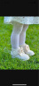 巴拉巴拉女童靴子童鞋公主甜美2024春秋袜靴蝴蝶结新年中筒靴208124141007 晒单实拍图