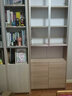 红苹果（RED APPLE）家具书房家用办公带门简约现代简易书柜书架组合书柜玻璃门DS733 【橡木纹】0.8米玻璃门落地书柜 标配区 实拍图
