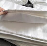 贵妮 全棉四件套  酒店纯棉缎条宾馆白色床品 白色40支 标准 被套200*230cm（四件套） 实拍图