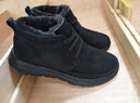 法罗旗 澳洲进口皮毛一体冬季保暖男鞋防寒加厚东北大棉鞋男羊毛雪地靴 黑色【100%纯羊毛】 43 建议选大一码 实拍图