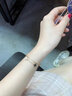 纪梵哲轻奢四叶草手链女生项链吊坠七夕情人节生日礼物送女朋友老婆女友 四叶草黑玛瑙手链(附近仓次日达) 实拍图