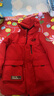 雪中飞【蓄热】儿童羽绒服冬男女中大童中长款工装羽绒服红色150cm 实拍图