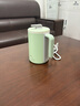 摩茶养生杯迷你电炖杯便携式煮茶热牛奶神器熬粥mini办公室热奶杯养生壶烧水杯多功能养身壶 豌豆绿（升级款）+滤网【送勺子】 0.45L 实拍图