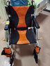 衡互邦 轮椅折叠老人坐便椅 轻便轮椅带坐便轮椅车 残疾人手推车 黄色透气网面软面无坐便 实拍图
