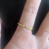 星达维西（STADWEEX）戒指女金红色宝石999生日礼物送女友老婆情人节礼物 戒指 金 晒单实拍图