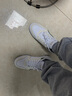 彪马（PUMA）经典复古熊猫配色休闲板鞋男女百搭运动鞋REBOUND 386373 白-灰色-深绿色-金色-11 42.5 实拍图