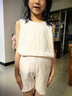 丽婴房（Les enphants）童装婴儿衣服宝宝空调服薄款儿童内衣套装睡衣家居服套装 粉色(背心套装) 130 cm/8岁 实拍图
