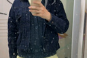 蕉内（Bananain）热皮男士开衫毛衣针织衫加厚含羊毛保暖衣秋冬款男装外套 【男士】牛仔蓝花纱 XL 实拍图