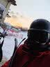 乐凯奇（LECAGE） 新款滑雪头盔单双板滑雪装备护具男女保暖防撞雪盔滑雪镜套餐 熊&鱼+黑框灰片（头盔+雪镜） M码(头围55-58cm) 实拍图