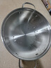美厨（maxcook）304不锈钢火锅28cm 三层钢汤锅火锅复底 燃气电磁炉通用MCT2010 实拍图