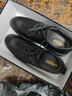 卡帝乐鳄鱼（CARTELO）软牛皮冬季男士商务正装皮鞋加绒青年内增高新郎结婚真皮休闲男鞋 黑色 41 实拍图