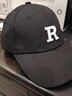 罗维利特帽子男韩版遮阳帽女百搭鸭舌帽户外棒球帽休闲太阳帽 R标黑色  均码 可调节 实拍图