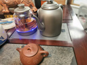畅茶纯钛全自动底部上水电热水壶家用嵌入茶台茶桌恒温保温一体烧水壶电茶炉大容量办公室煮茶器茶具 1.5L 烧水壶+煮茶壶款（20X37CM) 实拍图