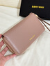 班亚奴钱包女长款女士2025新款时尚大容量头层牛皮钱夹双拉链真皮手拿包 浅粉色-双拉链（头层牛皮） 实拍图