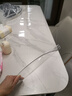 钟爱一生桌垫透明桌面垫餐桌布防水防油PVC软玻璃茶几垫水晶板台面垫抗菌 1.5mm足厚食品级 透明款圆角磨边 80*140cm 实拍图