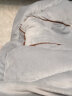 南极人（Nan Ji ren）抱枕被子折叠二合一两用牛奶绒毯子办公室午睡枕头沙发汽车载靠枕 灰色（水晶绒毛巾绣） 40x40cm（小号展开105*145cm） 实拍图