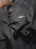 鸿星尔克（ERKE） 男子新款运动风衣舒适防风开襟夹克外套透气跑步上衣 正黑 XL 实拍图