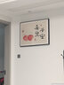 柳莺花燕免打孔电表箱装饰画现代简约客厅餐厅挂画电闸箱配电箱遮挡壁画 喜乐平安 80X60遮挡70X50表箱 上掀款 实拍图