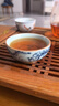 MULTIPOTENT主人杯功夫茶具仿古青花陶瓷品茗杯茶杯青花海浪龙普洱杯 实拍图
