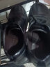 法派（FAPAI）英伦商务男士休闲正装皮鞋透气软底软面德比鞋子男F0028黑色43 晒单实拍图