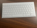 航世（BOW）HW086C键盘 无线键盘 办公键盘 超薄便携 78键 金属充电 巧克力按键  白色 实拍图