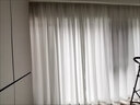 家菲百叶纱透光不透人卧室阳台窗帘纱帘梦幻飘逸2024新款白色窗纱客厅 百叶纱-月光白 宽3.5 米高2.7米挂钩款1片 米 实拍图