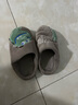 俞兆林 儿童棉拖鞋 男女童亲子秋冬季保暖毛绒拖鞋宝宝防滑软底家居室内成人棉鞋子 咖啡色小恐龙 230 实拍图