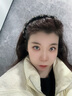 BARY REEF高级感红色发箍女款秋冬高颅顶发带专用洗脸的头箍压发卡发捆头饰 黑色水晶波浪发箍 实拍图