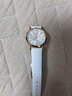 依波路（BOREL）瑞士手表音韵系列白色皮带女士石英手表/瑞表/女表送女友 实拍图
