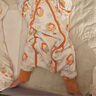 ibaby【严选桑蚕丝】恒温宝宝睡袋婴儿夏季薄款双层五分袖分腿睡袋防踢 悠哉灵猴(适用温度28-32℃) 【110码】建议身高100-110cm 实拍图