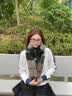 牧尔西羊毛披肩女生奢侈品冬季保暖围巾女围脖妈妈生日元旦中秋礼物礼盒 实拍图
