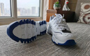 斯凯奇（Skechers）女小白鞋厚底增高休闲鞋网面透气运动鞋时尚春季款 99999863 白色/海军蓝色/WNV 39 实拍图