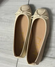 热风（Hotwind）【商场同款】浅口单鞋女春季新款法式温柔时尚舒适平底一脚蹬女鞋 03米色 38 实拍图