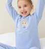 迪士尼（DISNEY）童装儿童女童长袖睡衣秋衣秋裤两件套装23秋DB332AE02蓝110 实拍图