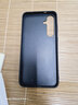 ESCASE 适用于三星S24+手机壳Galaxys 24+保护套个性创意全包边防摔商务贴皮背壳 ES-19深邃黑 实拍图