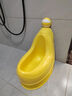 雅亲儿童马桶座便器男宝宝马桶小便器女小孩尿盆儿童便盆坐便器尿桶 【柠檬黄+2对棉垫】如厕训练专用 赠:刷子+双挂钩 实拍图