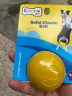 宜特（EETOYS）橡胶实心球黄色狗狗玩具磨牙耐咬有弹力互动训练宠物用品 实拍图
