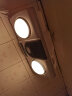 洛克菲勒浴霸壁挂灯暖风暖一体二合一卫生间挂壁暖风机浴室灯泡取暖器暖灯 双暖+护眼白泡+钢化防爆 晒单实拍图