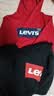 李维斯（Levi's） 儿童装男女童套装加绒两件套秋冬款保暖套头卫衣长裤 正黑色 140 /68 【建议身高128-140cm】 实拍图