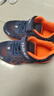 李宁热断码男童鞋子中大童透气网面2025秋季儿童皮面运动休闲跑步鞋 1712深蓝橘单网 31 实拍图