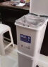 无不为垃圾桶厨房大容量可移动卫生桶干湿分离双层分类加大加高大号家用 45L 晒单实拍图