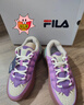 FILA 斐乐官方女鞋CARROT摩登板鞋萝卜鞋休闲运动鞋厚底鞋女 浅桑葚紫/香槟棕色-PA 36.5 实拍图